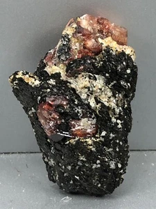 Red Zircon On Mica - Picture 1 of 9