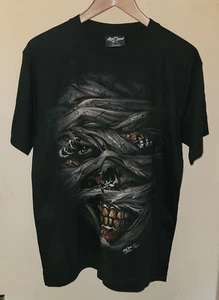Rock Chang Mummy T Shirt Size M Skull Glow n The Dark Graphic Print - Picture 1 of 12