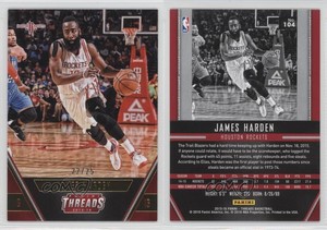 2015-16 Panini Threads Century Proof Gold /25 James Harden #104