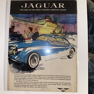 1958 JAGUAR XK-150 Coupe ART "New Gran Turismo Hardtop Coupe" luxury car ad - Picture 1 of 4