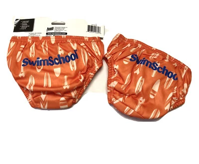 2 Pañales de Natación Reutilizables Escuela de Natación Nivel 1 18-22 libras Escuela de Natación Bebé Nuevos 2 Juegos Foto 1 de 4