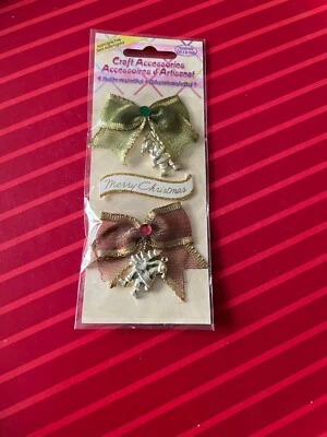 ARCOS Y DIJES DE FELIZ NAVIDAD PEGATINAS 3D - RARAS Y MUY LINDAS - Foto 1 de 2