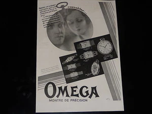PUBLICITE - MONTRES OMEGA - 1930 - PRESSE - ADVERTISING - Picture 1 of 1