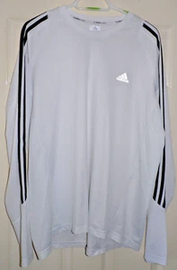 ORIGINAL ADIDAS RESPONSE CLIMA COOL RUNDHALS LANGARM WEISS T SHIRT OBERTEIL XXL - Bild 1 von 2