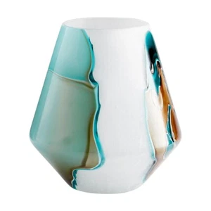 Cyan Design Small Ferdinand Vase, Green/White - 10323 - Picture 1 of 1