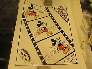  Mickey Mouse Silkscreen, unnumbered ltd to 999 liscenced Disney by Sowa & Reise - Picture 1 of 7