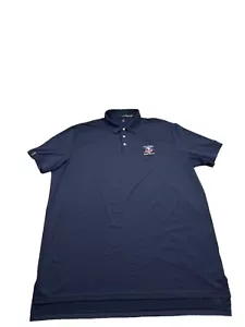 RLX Ralph Lauren Polo Shirt XL 2019 US Open Pebble Beach Blue - Picture 1 of 6
