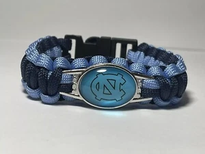 North Carolina Tar Heels NCAA Paracord Bracelet NEW - Picture 1 of 2