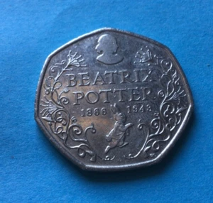 50p Coin Beatrix Potter 2016 ( No 11 ) Circulated - Picture 1 of 2
