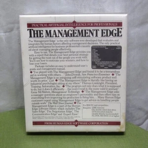 MANAGEMENT EDGE Practical Artificial Intelligence Professionals NWT software '84 - Picture 1 of 3