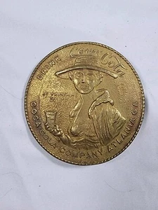 Rare Antique Coca Cola Brass, Awarded For Dancing Non-stop 24 Hours. England - Picture 1 of 3