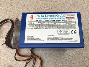 Modell JJ-550 (550W Max) Lüfter für Pentium 4 (gebraucht) - Bild 1 von 7