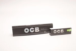 OCB Premium Slim Long KS Schwarz + OCB Black Tips perforiert - Bild 1 von 5