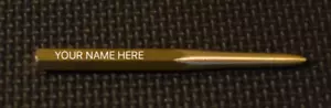 Custom Personalized Engraved Single Prong Brass Divot Repair Golf Tool - Picture 1 of 19