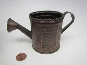 HOSLEY SMALL BUCKET BRASS GARDEN DECORATION 3"TALL - Picture 1 of 6