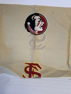 Vintage Florida State Seminoles FSU Cotton Fabric RARE PRINT - Image 1 of 4