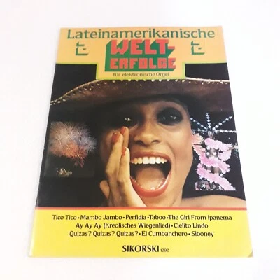 LATEINAMERIKANISCHE 2. SIKORSKI 1292.WELT ERFOLGE.PARTITION ORGUE. - Immagine 1 di 4