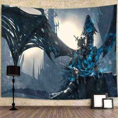 Abstrakt Eisdrache World of Warcraft Anime Poster XXL Wandteppich Wandbehang  - Bild 1 von 4