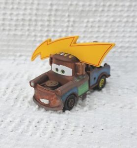 Disney Pixar World of Cars Mater With Lightning Bolt 1:55 Mattel Loose No Pack