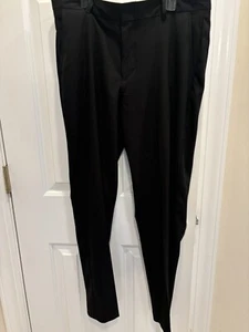 Boys Chaps Black Dress Pants Size 16 Husky - Picture 1 of 4