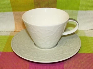 V&B VILLEROY & BOCH - CAFFE CLUB FLORAL TOUCH SMOKE - Frühstückstasse + UT NEU - Bild 1 von 6