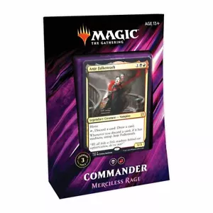 Mazzo Commander Merciless Rage 2019 SIGILLATO Mazzi Commander Magic MTG - Foto 1 di 1