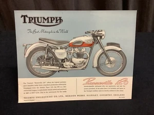 Tolles Heft 1958 Motorrad Triumph Motorrad Bonneville 120 - Bild 1 von 1