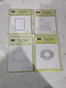 4 Stück Stampin Up! Strukturierte Impressionen elegante Linien - Sizzix Big Shot - nicht mehr produziert - Bild 1 von 9