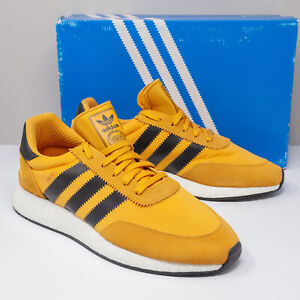 Adidas Iniki I-5923 Goldenrod Yellow Sneakers, Size 13 M (BY9733)