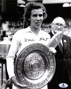 Doris Hart ""35x GRAND SLAM Boxed Set Vincitore"" Tennis HOF Firmato 8x10 Beckett BAS - Foto 1 di 3