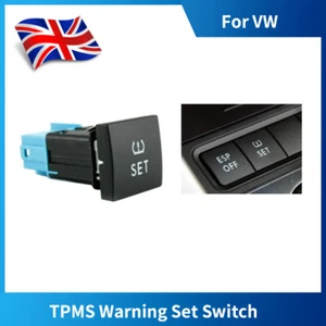 TPMS Tire Tyre Pressure Warning Set Switch Button For Golf6 Jetta MK5 56D927121 - Picture 1 of 6