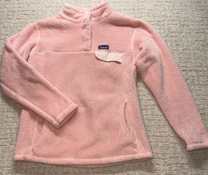 Patagonia Girls Re-Tool Snap-T Fleece Pullover Jacke Pink Gr. XL 14 Youth - Bild 1 von 6