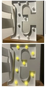 12inch White Marquee Light - Picture 1 of 2