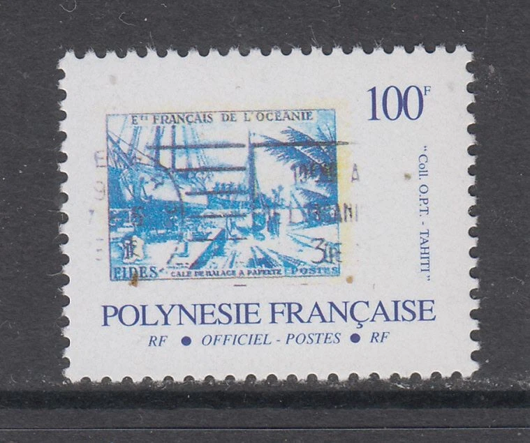 French Polynesia - 100f Official Issue (MNH) 1993 (CV $10) - Image 1 of 1