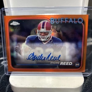 2024 Topps Chrome - Autografi Andre Reed rifrattore arancione #/25 - Foto 1 di 2