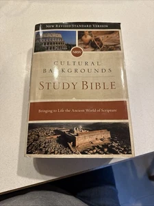 NRSV Cultural Backgrounds Study Bible Hardcover Zondervan 2019 Illustrated - Picture 1 of 6