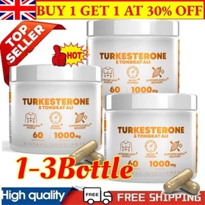 Turkesterone TongkatAli Integratore 1000mg Crescita e Recupero Muscolare Magro 60 Conteggi - Foto 1 di 5