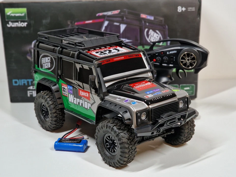 Amewi 22590 Dirt Climbing Fierce Tiger SUV Rc Crawler Scaler 4WD 1:10 RTR MANGEL - Bild 1 von 4