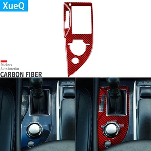 Red Carbon Fiber Center Console Gear Shift Panel Cover For Lexus GS GS350 12-20 - Picture 1 of 16