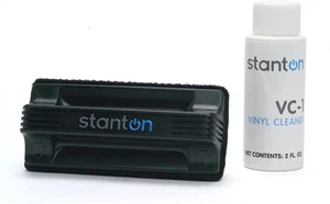 Kit limpiador de vinilo Stanton VC-1 cepillo y botella de líquido para limpieza de discos VC1 - Imagen 1 de 2