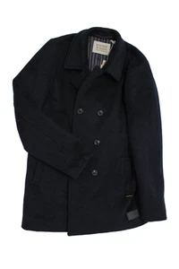 Scotch & Soda Boys Wool Blend Collared Button Up Cuban Jackte Navy SIze 14 - Picture 1 of 6