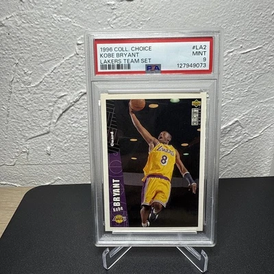 1996 Upper Deck Collector's Choice Kobe Bryant #LA2 Lakers Rookie RC🔥Mint PSA 9 - Image 1 of 2