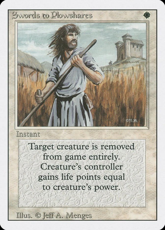MTG Swords to Plowshares  - 3rd Edition / Revised #041 - Image 1 of 1