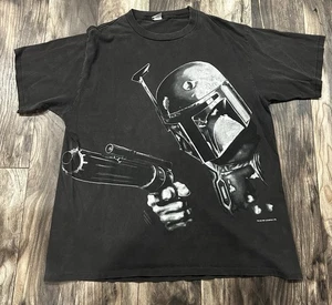 Camiseta Vintage Boba Fett 1997 AOP TALLA XL Desteñida - Imagen 1 de 5