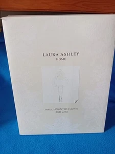 "LAURA ASHLEY" WALL MOUNTED FLORAL BUD VASE.NEW/BOXED.NEVER USED. - Picture 1 of 8