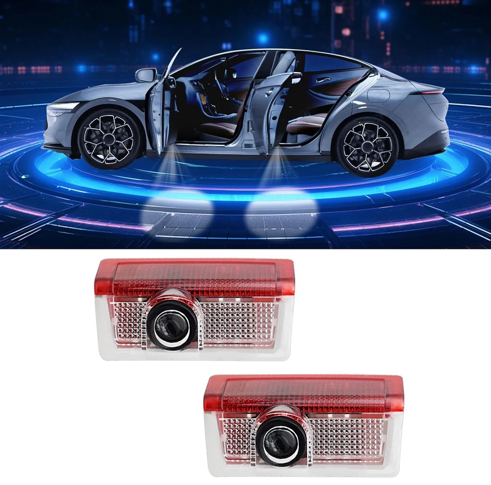 2x PROIETTORE LASER LED PER MERCEDES W176 W177 W205 W212 W213 W166 W247 luce porta - Immagine 1 di 4