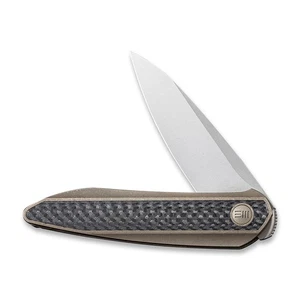 WE COLTELLO Black Void Opus Liner Lock 2010A CPM 20CV fibra di carbonio bronzo titanio - Foto 1 di 6