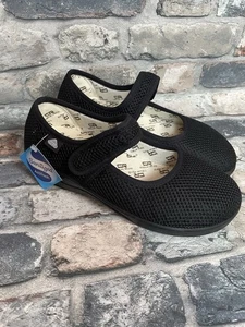 Damen Celia Ruiz Extra Klettschuh schwarz Größe 5/6 anatomischer Komfort - Bild 1 von 9