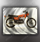 Vintage Yamaha Rd350  Motorcycle Banner