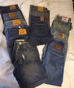 Jeans Paket (10) Levis, True Religion, Edwin, Lucky, Denizen, NC, 1969 Gap, DKNY - Bild 1 von 11
